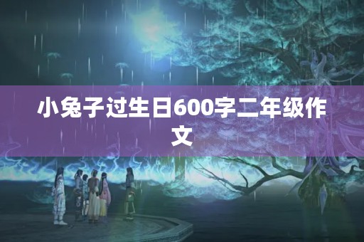 小兔子过生日600字二年级作文