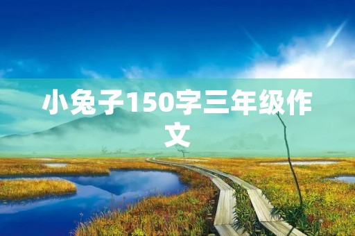 小兔子150字三年级作文 小兔子150字三年级作文