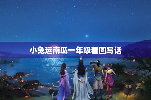 小兔运南瓜一年级看图写话 小兔运南瓜一年级看图写话