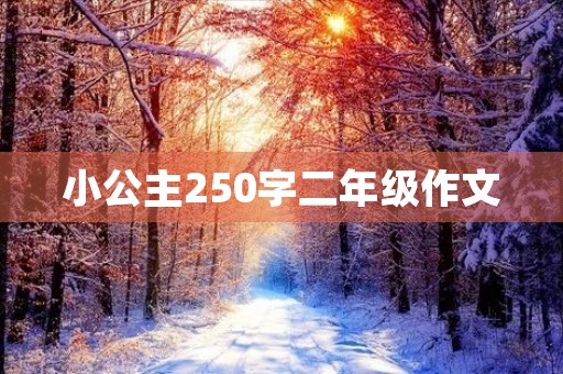 小公主250字二年级作文