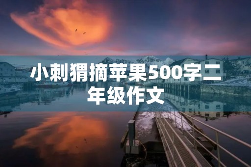小刺猬摘苹果500字二年级作文