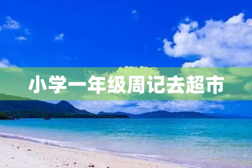 小学一年级周记去超市 小学一年级周记去超市