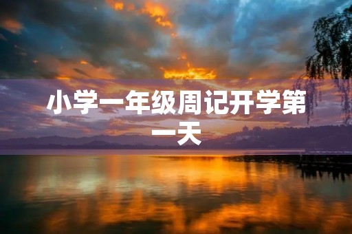 小学一年级周记开学第一天 小学一年级周记开学第一天