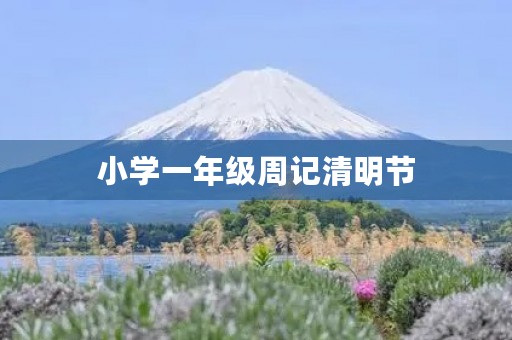 小学一年级周记清明节 小学一年级周记清明节