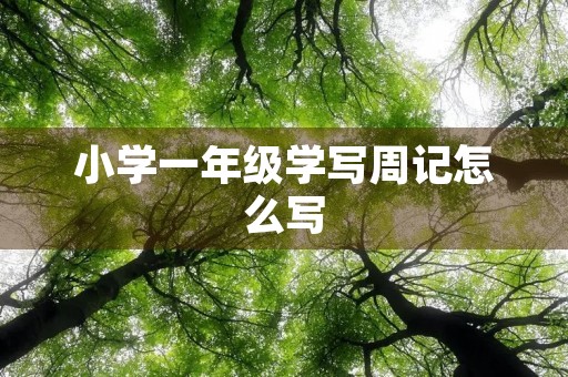 小学一年级学写周记怎么写 小学一年级学写周记怎么写