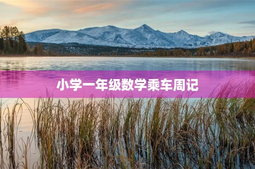 小学一年级数学乘车周记 小学一年级数学乘车周记