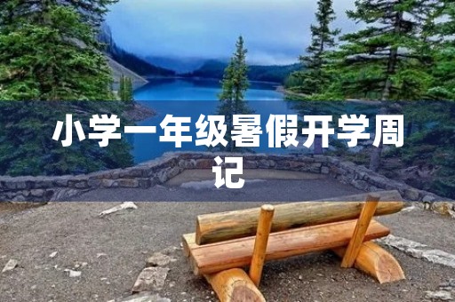 小学一年级暑假开学周记