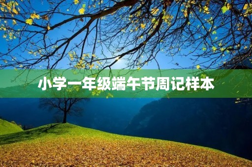 小学一年级端午节周记样本 小学一年级端午节周记样本