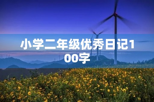 小学二年级优秀日记100字 小学二年级优秀日记100字