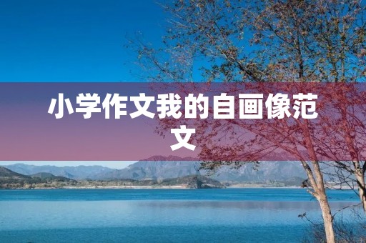 小学作文我的自画像范文