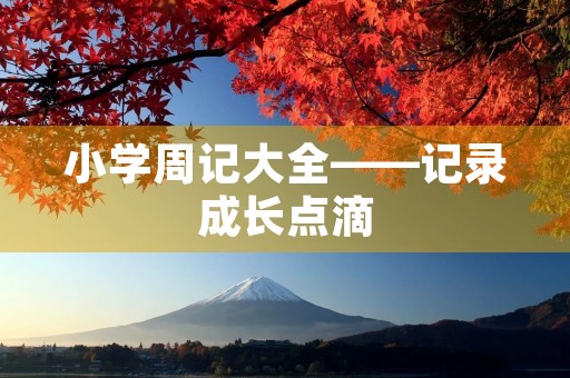 小学周记大全——记录成长点滴 小学周记大全——记录成长点滴