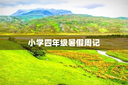 小学四年级暑假周记 小学四年级暑假周记
