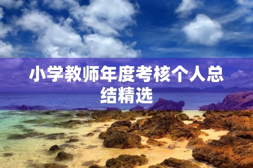 小学教师年度考核个人总结精选