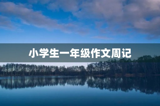 小学生一年级作文周记
