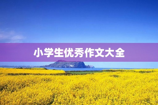 小学生优秀作文大全