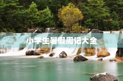 小学生暑假周记大全 小学生暑假周记大全