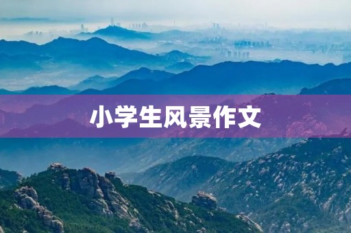 小学生风景作文