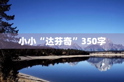 小小“达芬奇”350字