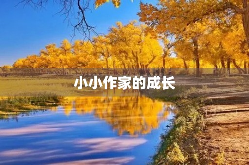小小作家的成长 小小作家的成长