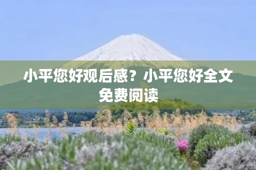 小平您好观后感？小平您好全文免费阅读