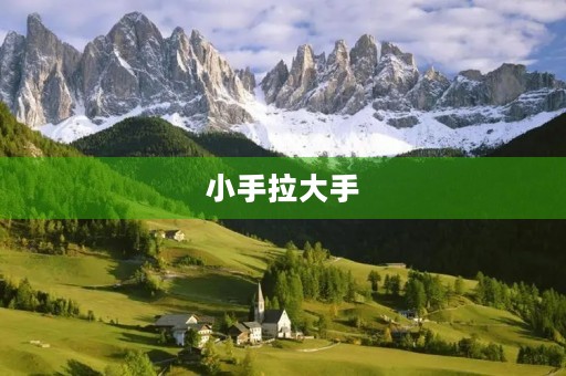 小手拉大手,共筑美好未来 小手拉大手,共筑美好未来