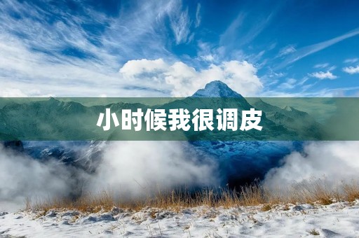 小时候我很调皮，现在却感慨万千