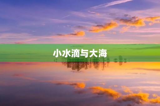 小水滴与大海