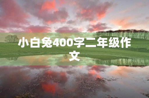 小白兔400字二年级作文 小白兔400字二年级作文