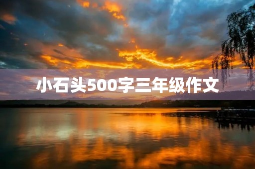 小石头500字三年级作文 小石头500字三年级作文