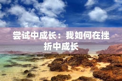 尝试中成长:我如何在挫折中成长 尝试中成长:我如何在挫折中成长