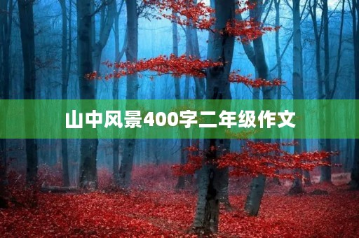 山中风景400字二年级作文