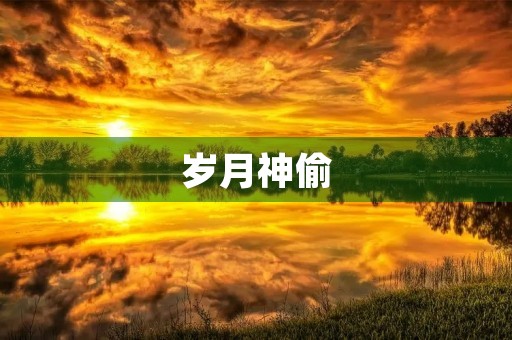 岁月神偷，看到了生命的美好与哀伤