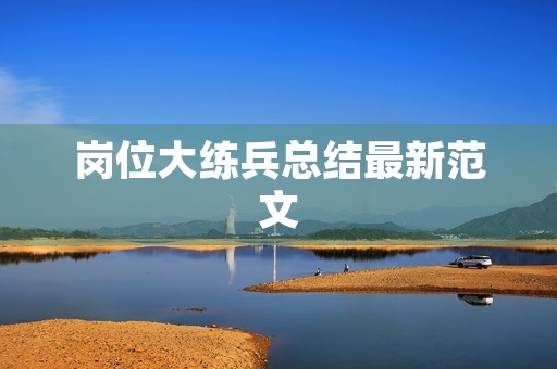 岗位大练兵总结最新范文