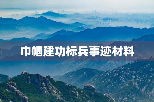巾帼建功标兵事迹材料 巾帼建功标兵事迹材料
