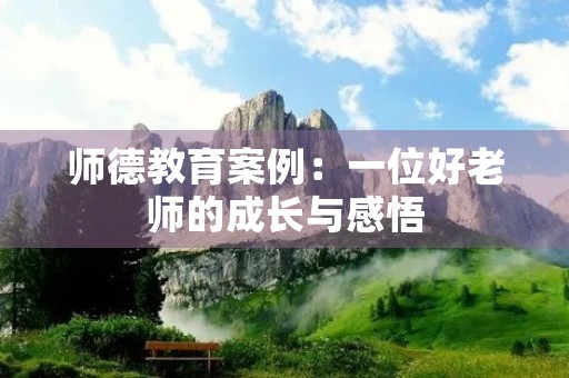 师德教育案例：一位好老师的成长与感悟