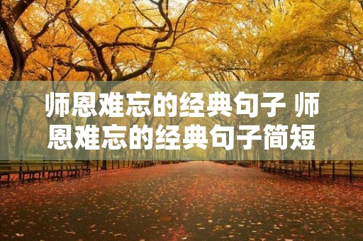 师恩难忘的经典句子 师恩难忘的经典句子简短 师恩难忘的经典句子 师恩难忘的经典句子简短