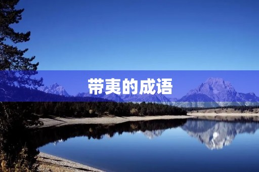 带夷的成语