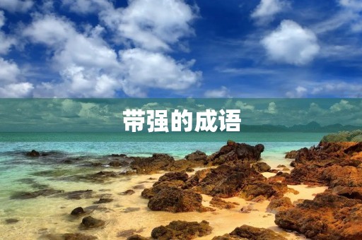 带强的成语 带强的成语
