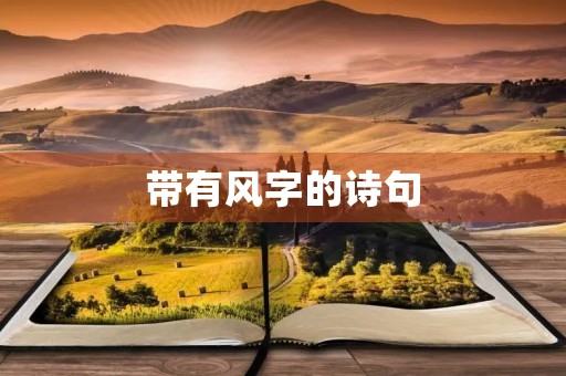 带有风字的诗句 带有风字的诗句