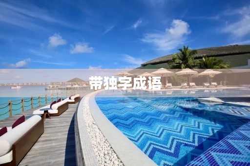 带独字成语 带独字成语