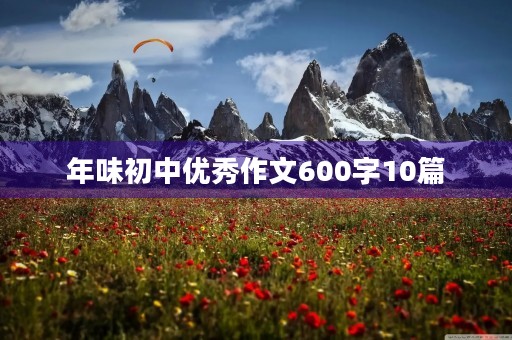 年味初中优秀作文600字10篇 年味初中优秀作文600字10篇