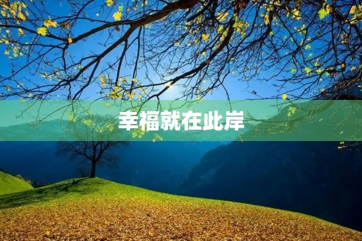 幸福就在此岸 幸福就在此岸