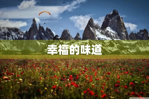 幸福的味道