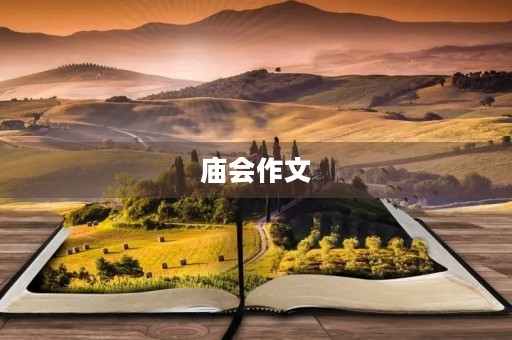 庙会作文