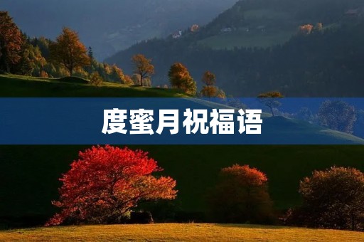 度蜜月祝福语(新婚蜜月旅行祝福语)