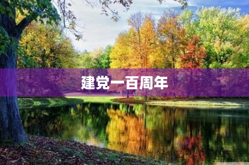 建党一百周年，我所感受到的力量