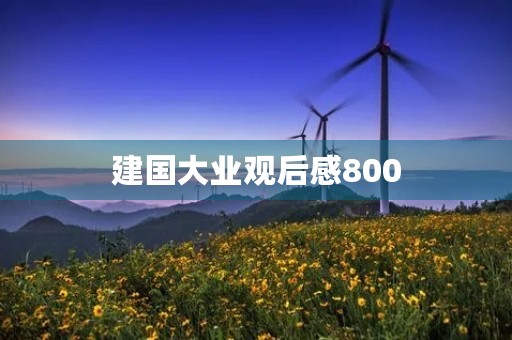 建国大业观后感800 建国大业观后感800
