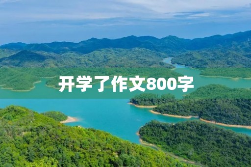 开学了作文800字 开学了作文800字