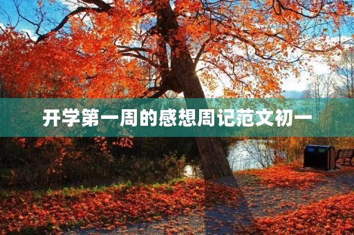 开学第一周的感想周记范文初一