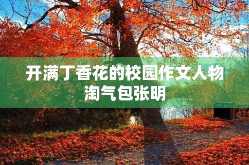 开满丁香花的校园作文人物淘气包张明 开满丁香花的校园作文人物淘气包张明